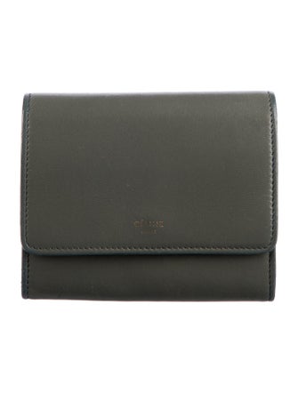 Celine 2012 Leather Compact Wallet