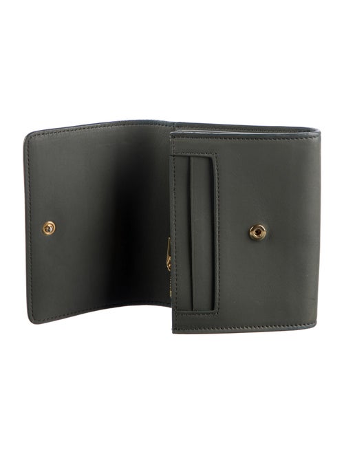 Celine 2012 Leather Compact Wallet