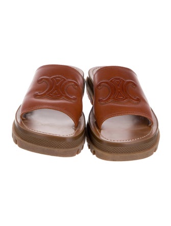 Celine Leather Slides