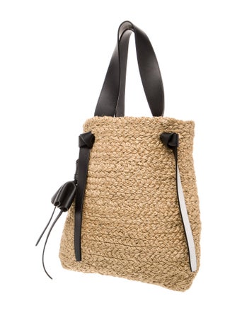 Celine Straw Shoulder Bag