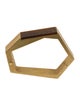 Celine Stone Angular Hinged Bangle Bracelet