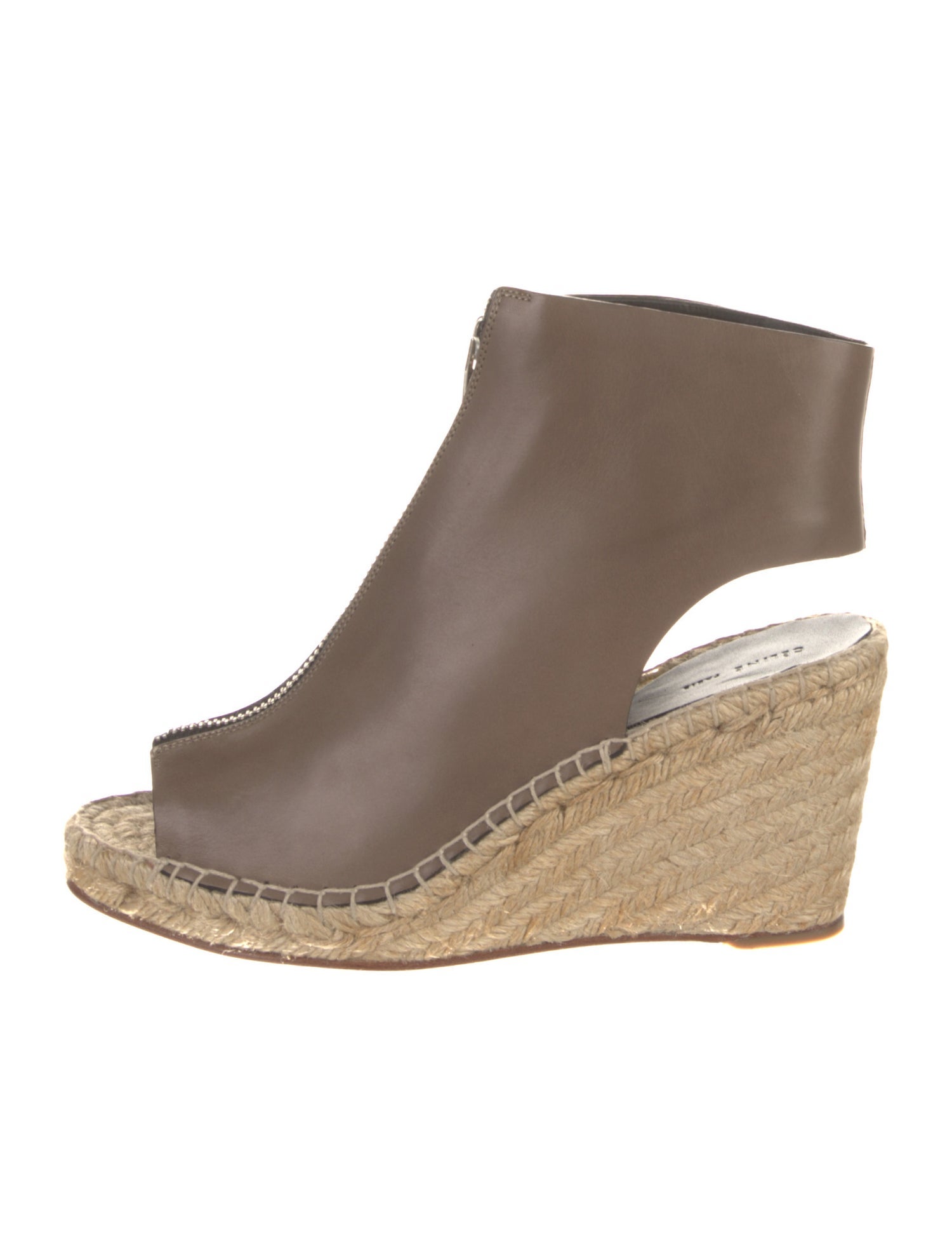 Celine Leather Whipstitch Trim Slingback Pumps