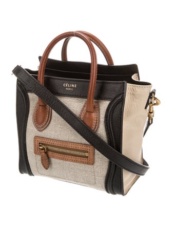 Celine Canvas Luggage Mini