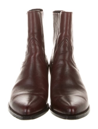 Celine Leather Western Boots