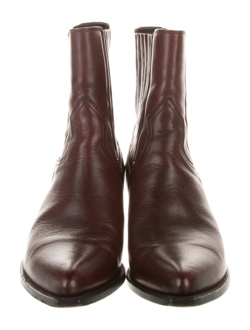 Celine Leather Western Boots