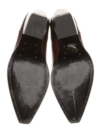 Celine Leather Western Boots
