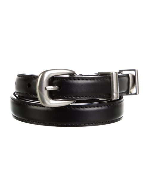 Celine Skinny Leather Belt