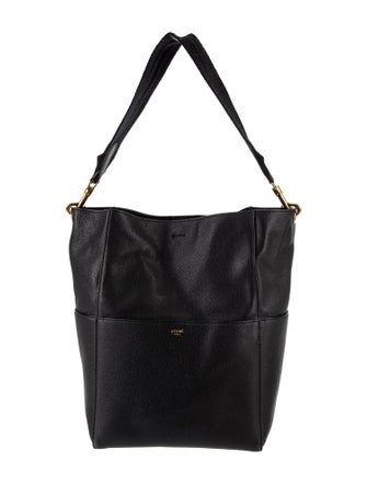 Celine Leather Seau Sangle Medium