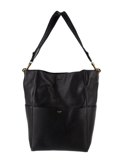 Celine Leather Seau Sangle Medium