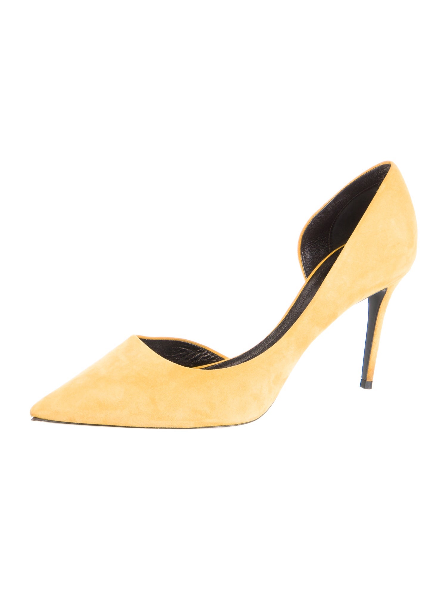 Celine Suede D'Orsay Pumps