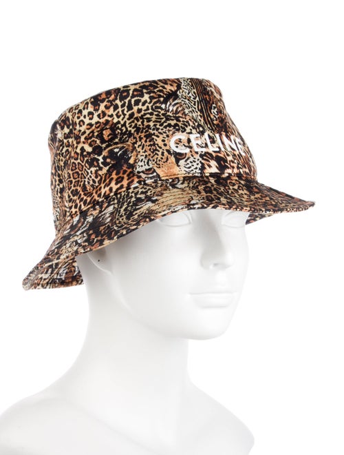 Celine Logo-Embroidered Cotton-Gabardine Bucket Hat