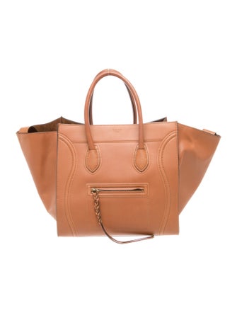 Celine Leather Luggage Phantom Medium