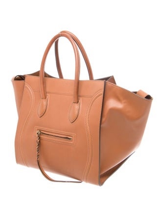 Celine Leather Luggage Phantom Medium