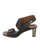 Celine Leather Slingback Sandals