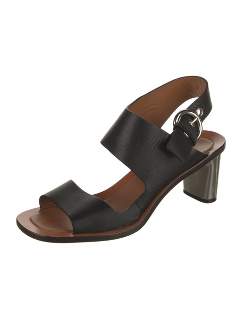 Celine Leather Slingback Sandals