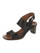 Celine Leather Slingback Sandals