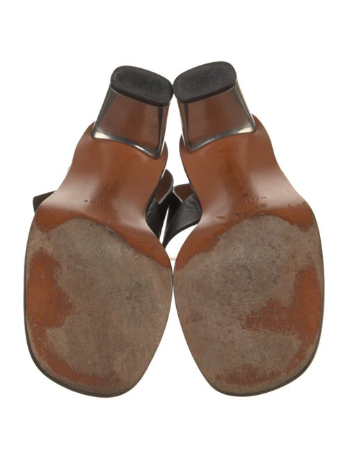 Celine Leather Slingback Sandals