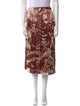 Celine Silk Midi Length Skirt
