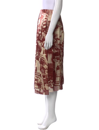 Celine Silk Midi Length Skirt