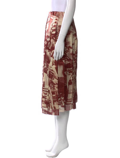 Celine Silk Midi Length Skirt