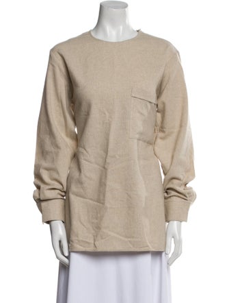 Celine Cashmere Crew Neck Sweatshirt
