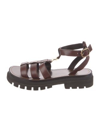 Celine Leather Gladiator Sandals
