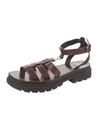 Celine Leather Gladiator Sandals