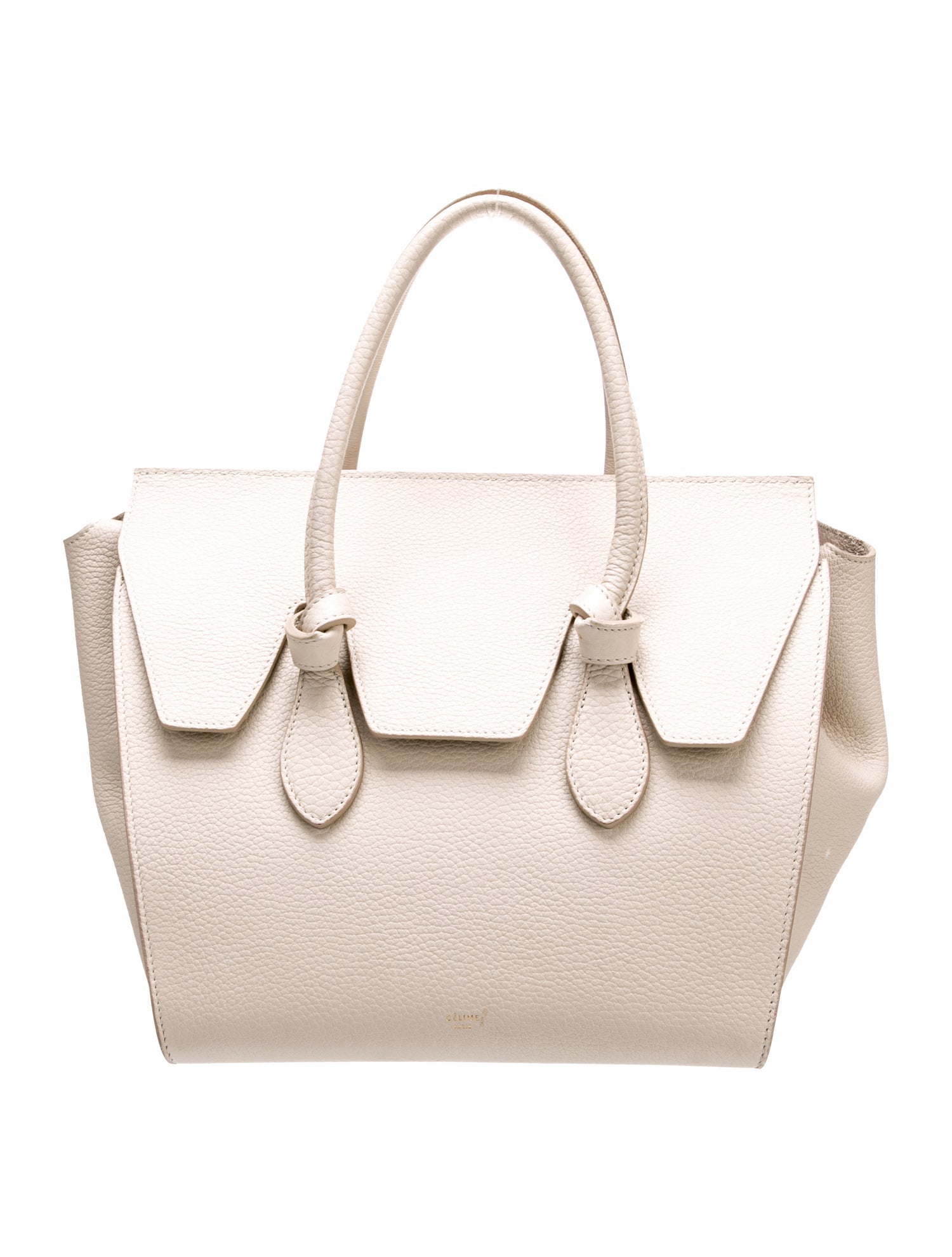 Celine Leather Tie Tote