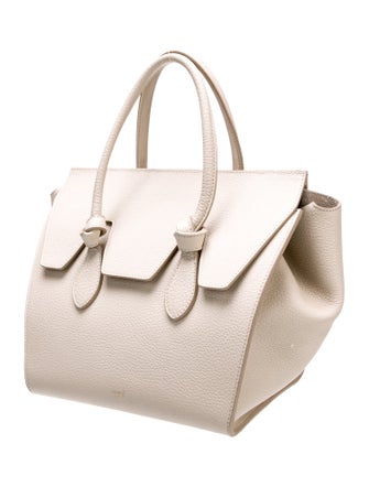 Celine Leather Tie Tote
