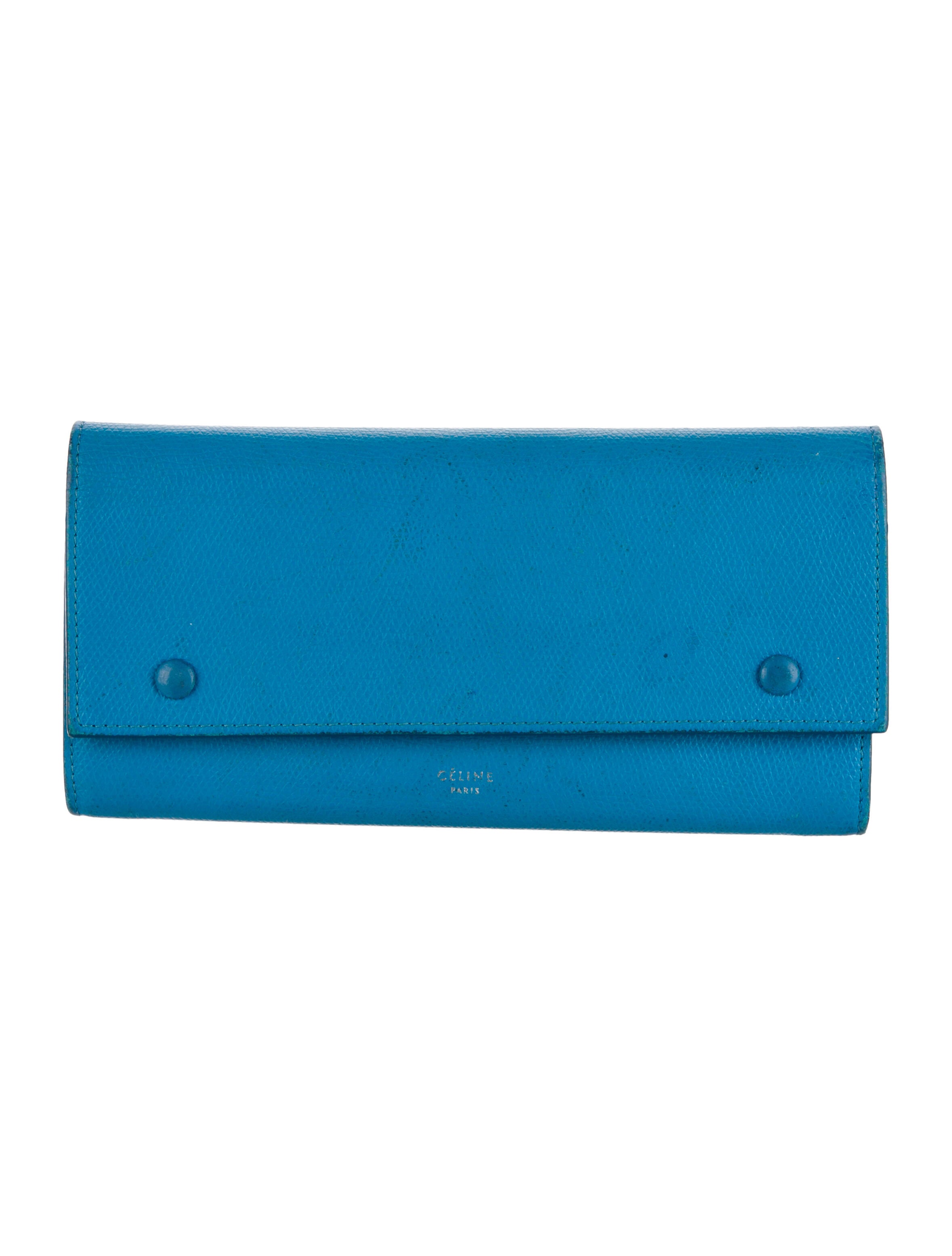 Celine 2015 Leather Continental Wallet