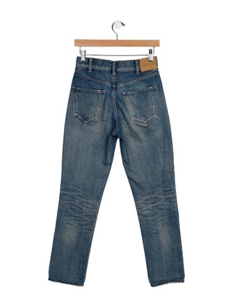 Celine Mid-Rise Straight Leg Jeans