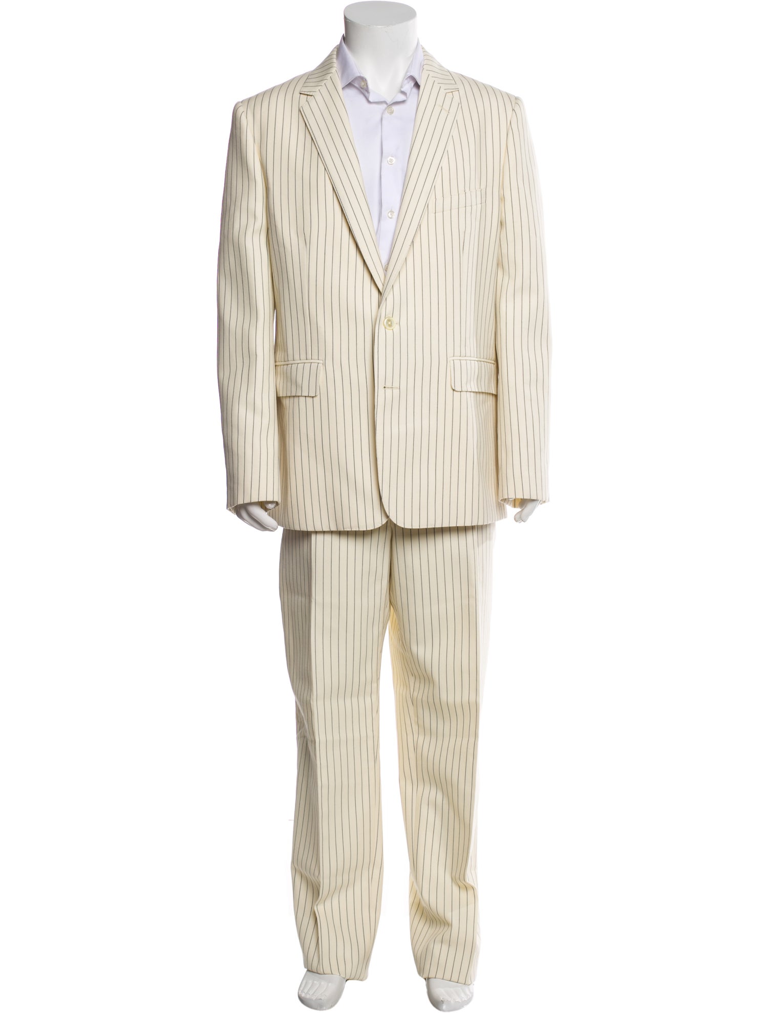 Celine Wool Striped Two-Piece Suit