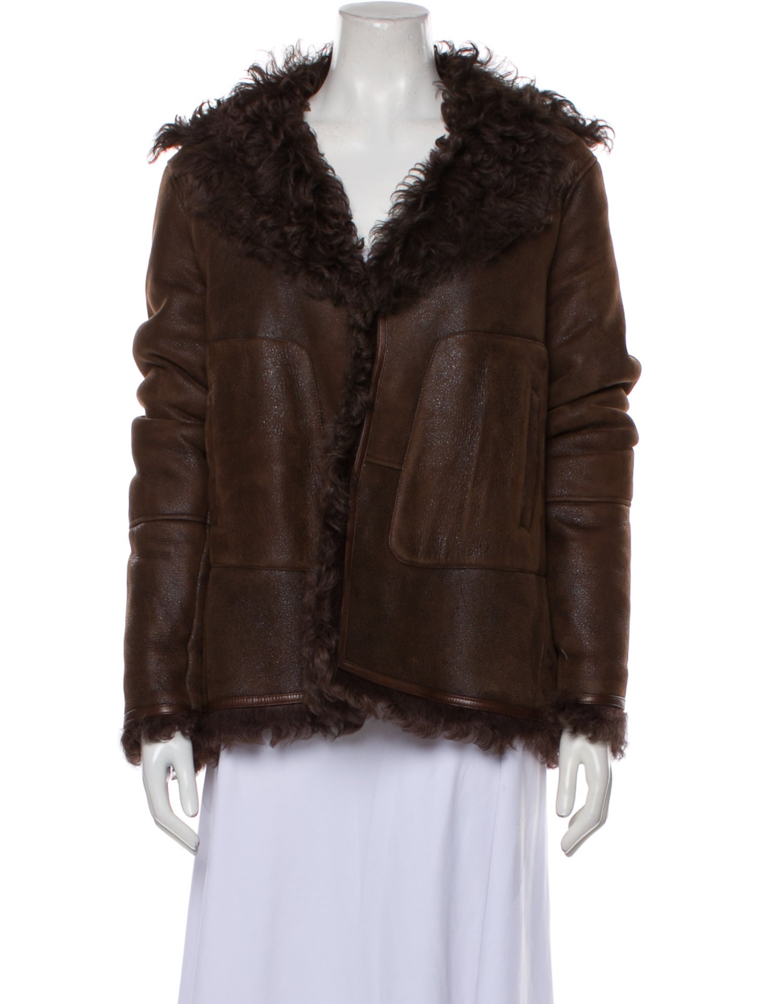 Celine Vintage Late 1990's - Early 2000's Faux Fur Coat