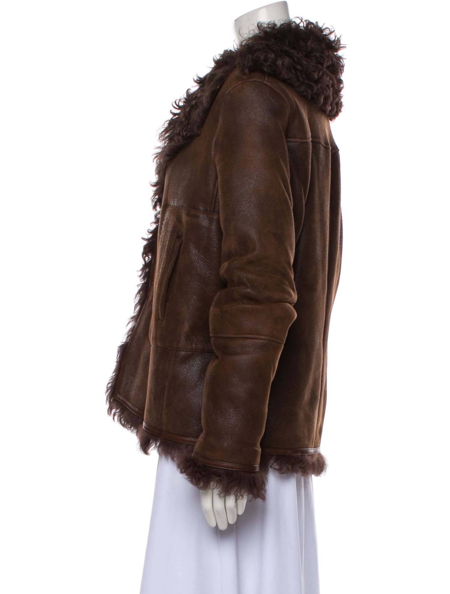 Celine Vintage Late 1990's - Early 2000's Faux Fur Coat