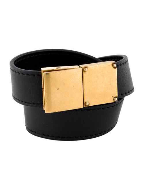 Celine Calfskin Double Strap Bracelet