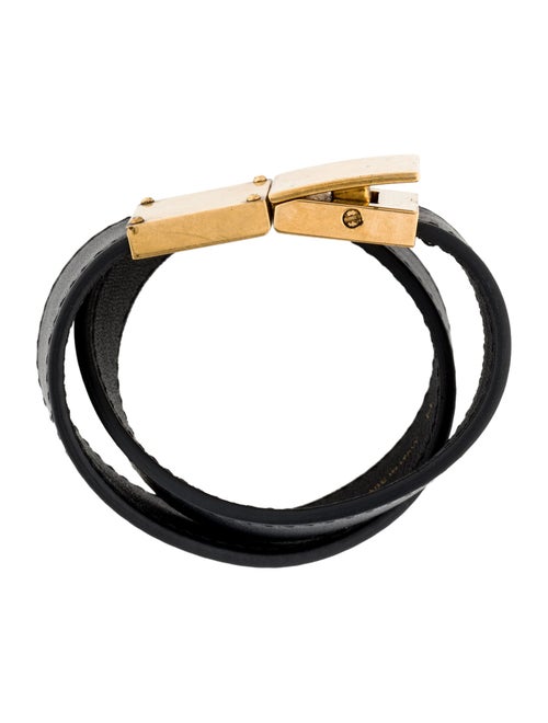 Celine Calfskin Double Strap Bracelet