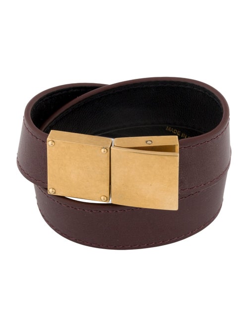 Celine Calfskin Double Strap Bracelet