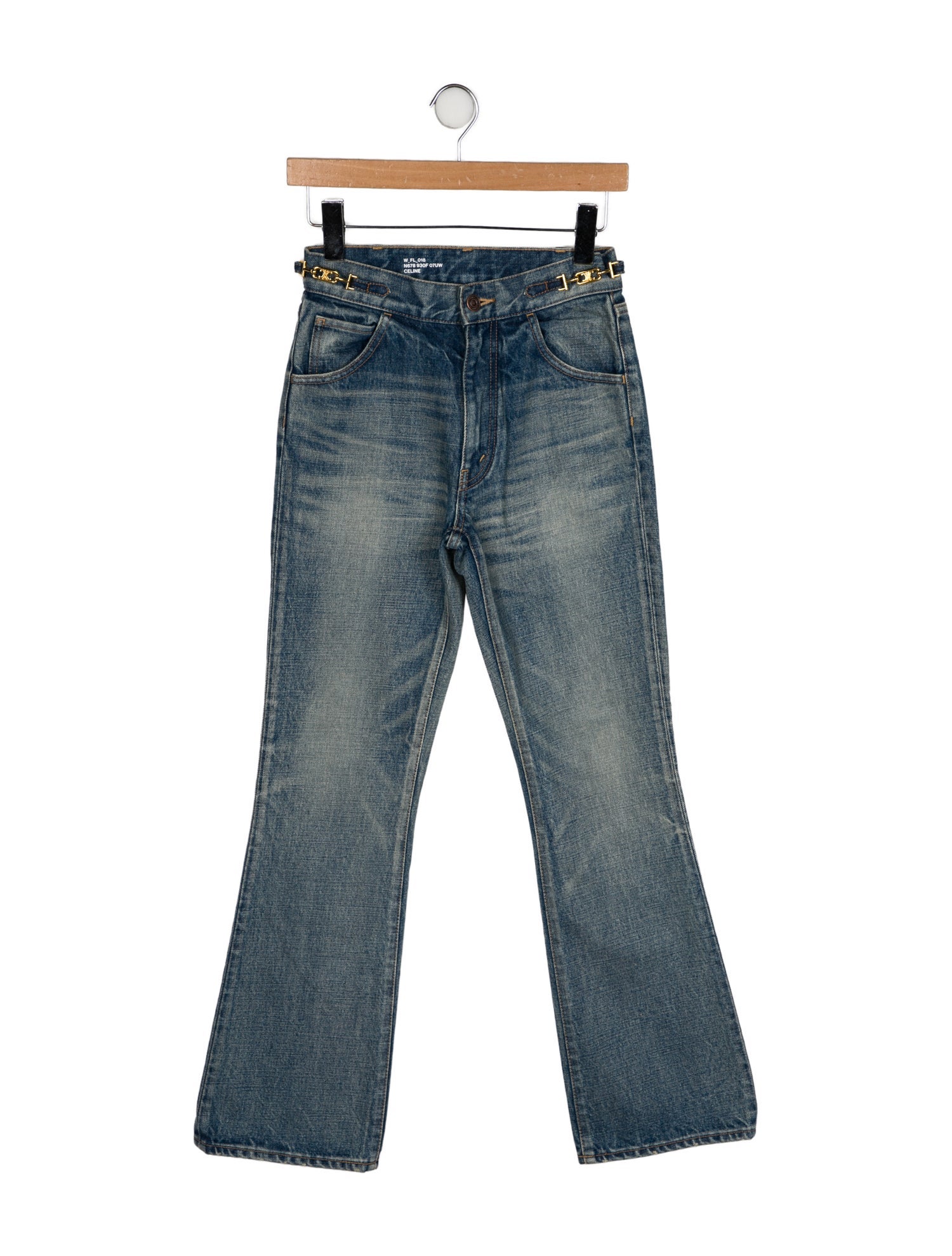 Celine Dylan Denim Straight Leg Jeans w/ Tags