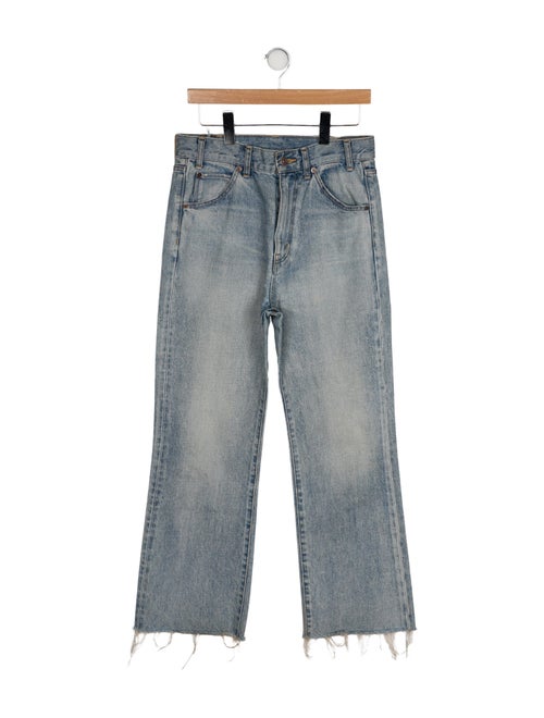 Celine Washed Denim Wide Leg Jeans