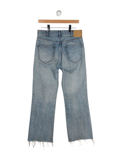 Celine Washed Denim Wide Leg Jeans