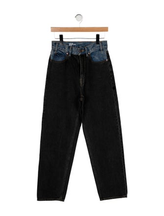 Celine Two-Tone Straight Leg Jeans