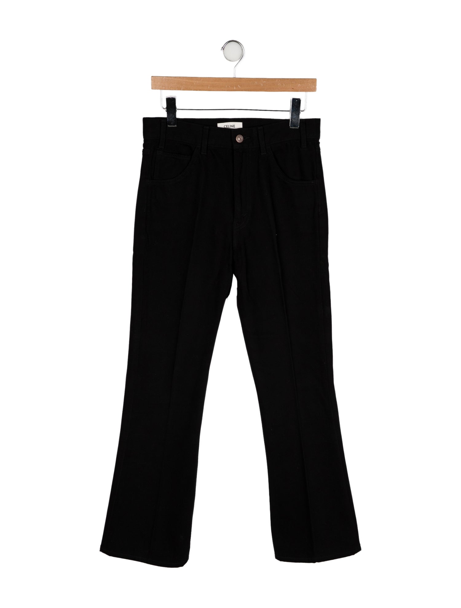 Celine Twill Denim Straight Leg Jeans