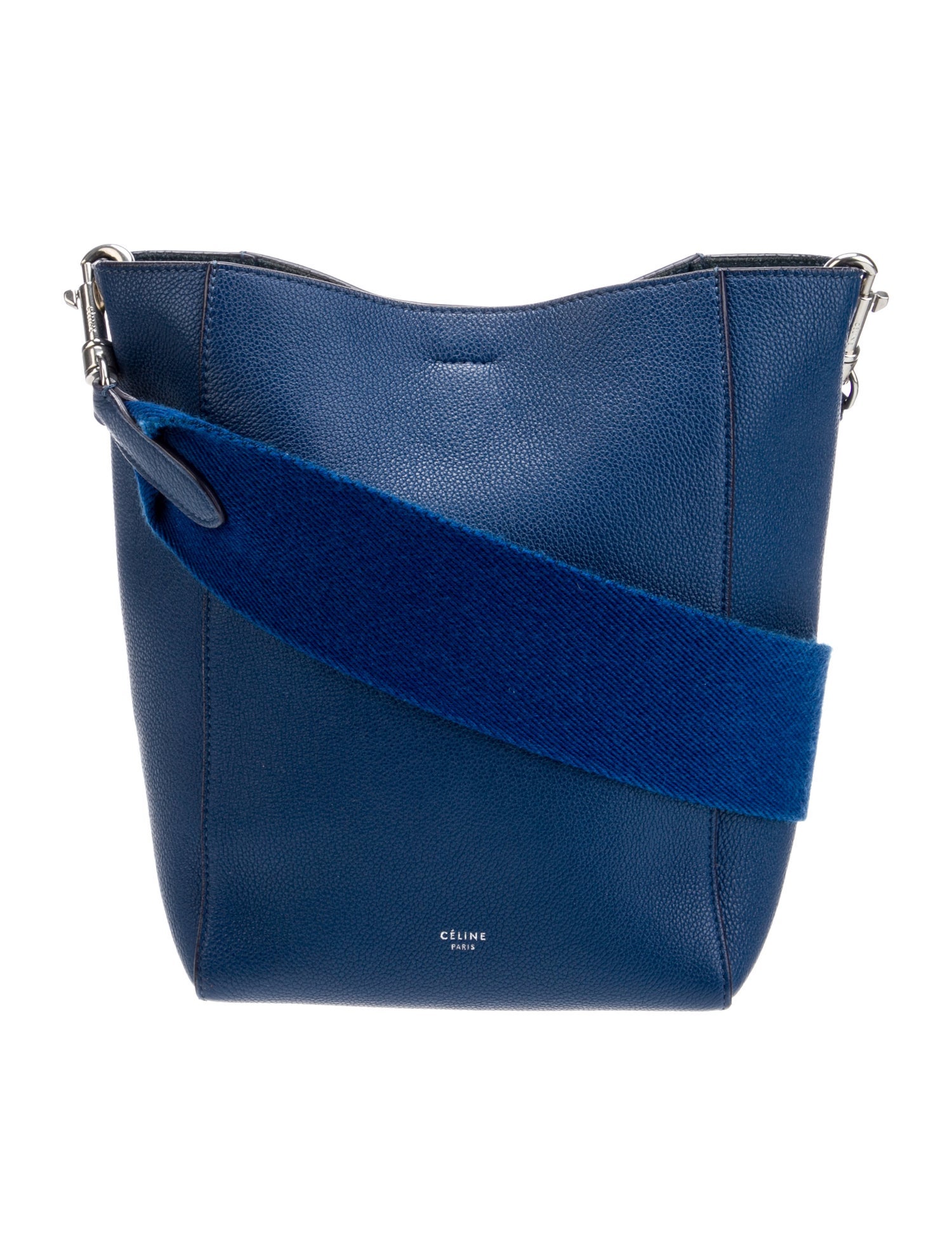 Celine Leather Seau Sangle Small