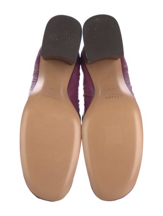 Celine Leather Chain-Link Accents Pumps