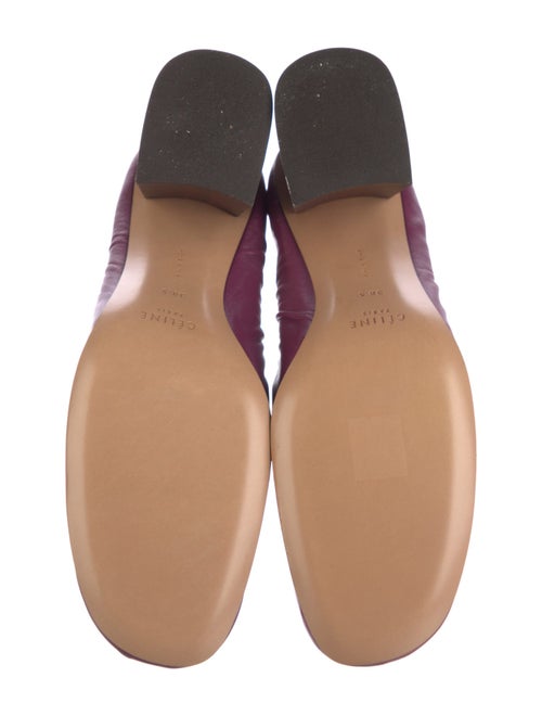 Celine Leather Chain-Link Accents Pumps