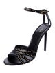 Celine Leather Studded Accents Sandals