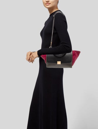 Celine Leather Trapeze Small