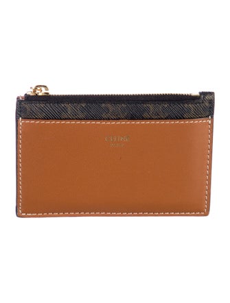 Celine 2022 Zipped Card Holder Wallet