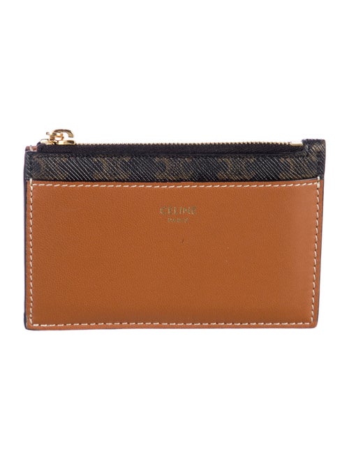 Celine 2022 Zipped Card Holder Wallet