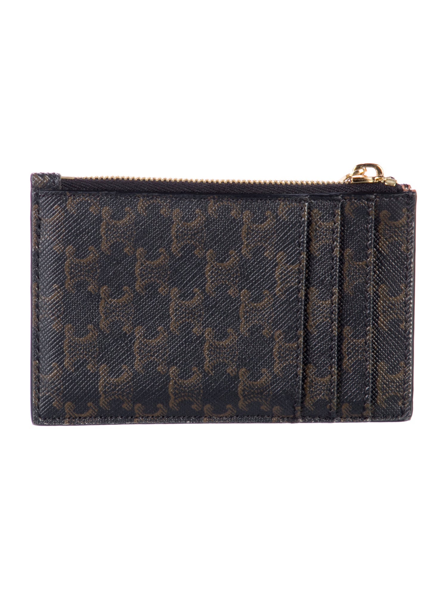 Celine 2022 Zipped Card Holder Wallet